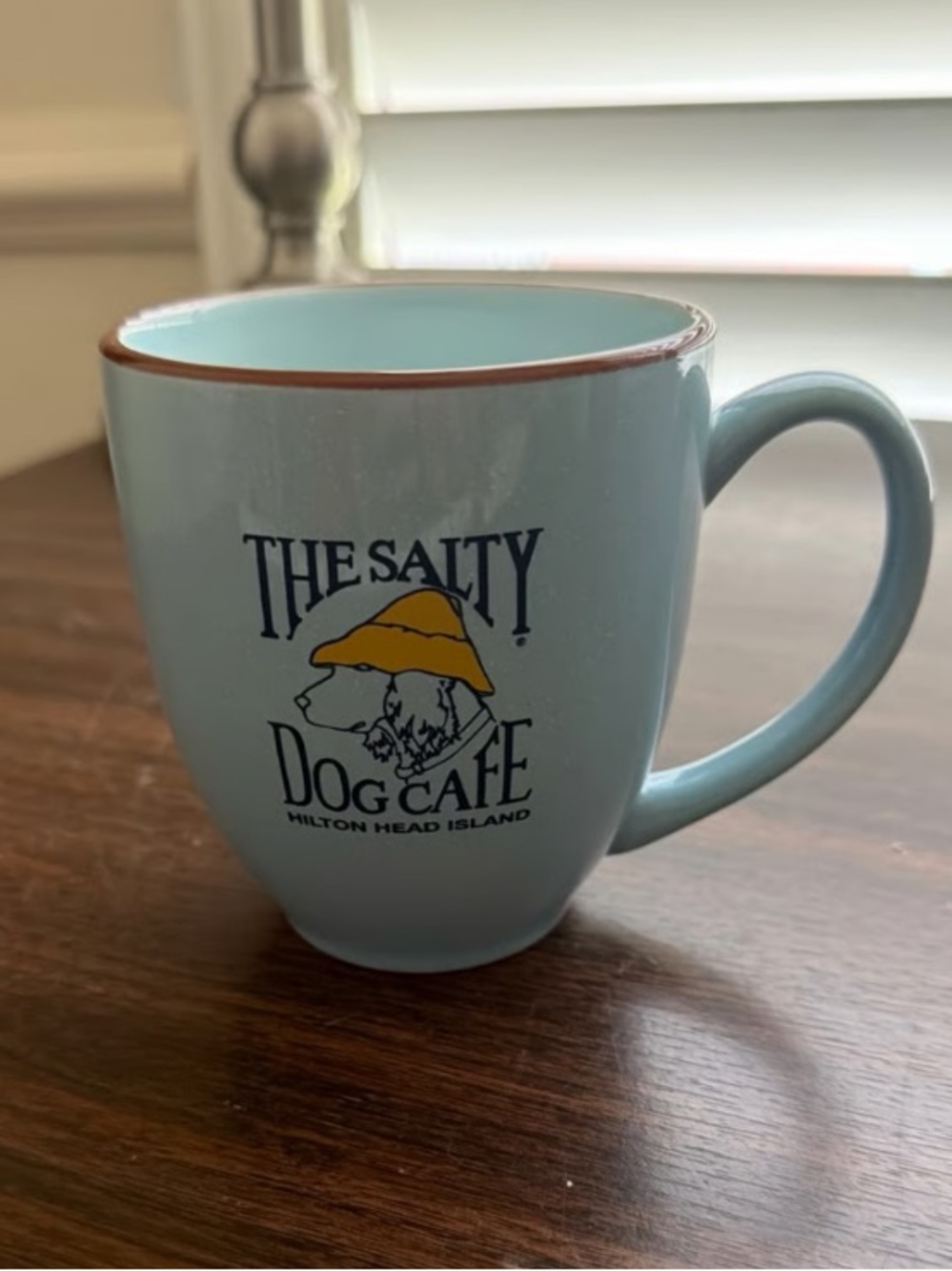 The Salty Dog Cafe Light Blue Ceramic Mug